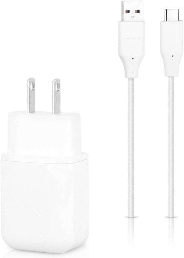 Adaptateur secteur à charge rapide USB-A, chargeur mural et câble USB-C (1 m) Adaptateur secteur à charge rapide USB-A, chargeur mural et câble USB-C (1 m)